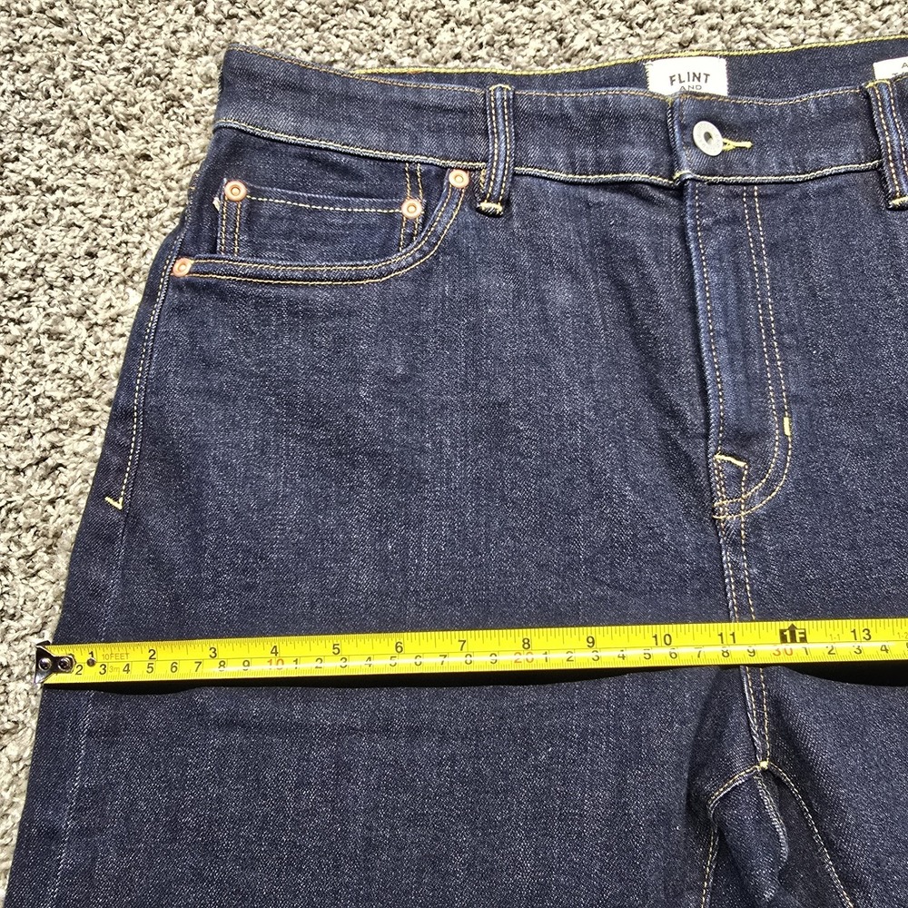 Flint And Tinder Salvage Denim Jeans Men Size 34x30 Athletic Tapered Fit - Picture 5 of 12